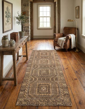 3' 1 x 7' Hamedan Runner Rug