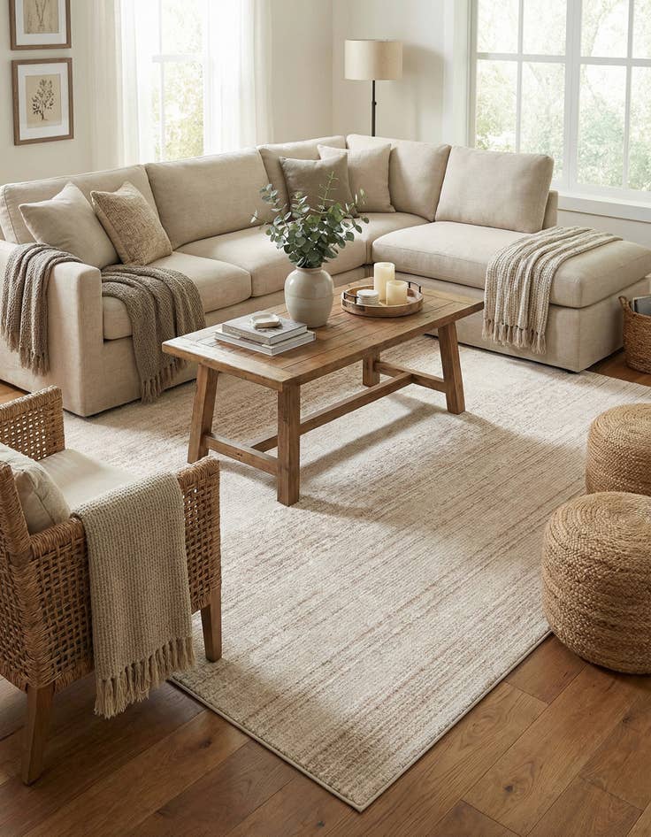 Detail image of  7' 10 x 10' 2 Gemstone Rug