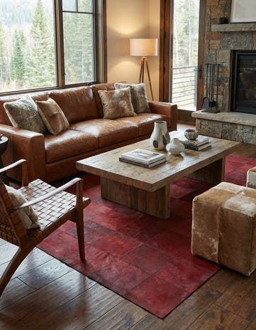 5' 1 x 8' Cowhide Rug