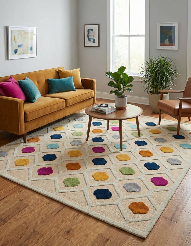 Detail image of 9' x 12' Easy-Clean Aruba Indoor / Outdoor Rug