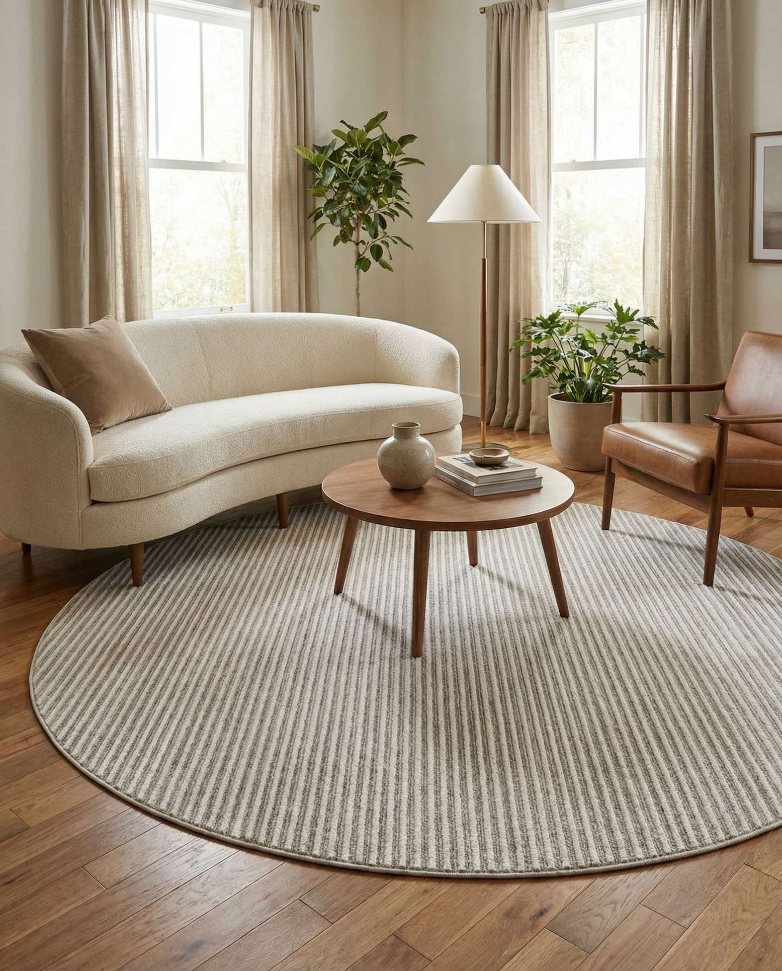 10' x 10' Easy-Clean Sabrina Soto Indoor / Outdoor Round Rug