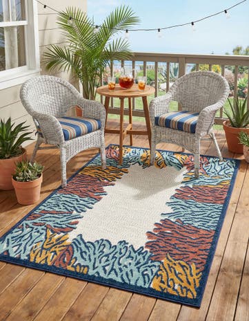 4' x 6' Easy-Clean Belize Indoor / Outdoor Rug