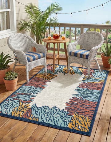 4' x 6' Easy-Clean Belize Indoor / Outdoor Rug