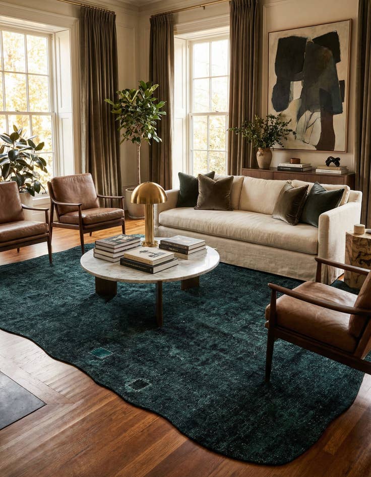 Detail image of 7' 10 x 10' 8  Hand Knotted Ultra Vintage Persian Wool Rug