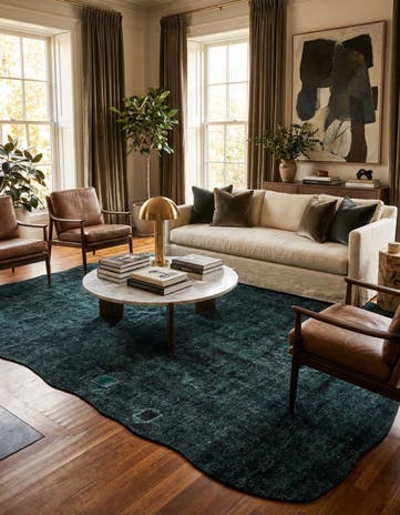 7' 10 x 10' 8 Hand Knotted Ultra Vintage Persian Wool Rug