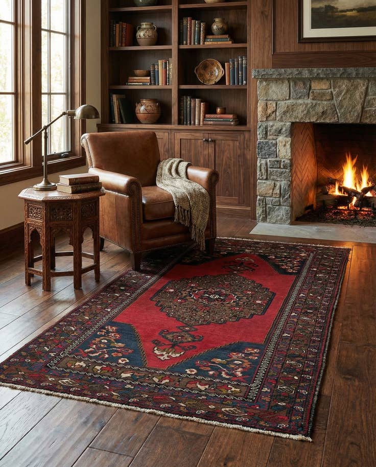 Detail image of 3' 7 x 6' 11 Yahyali Rug