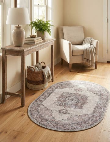 2' x 3' Washable Mangata Oval Rug