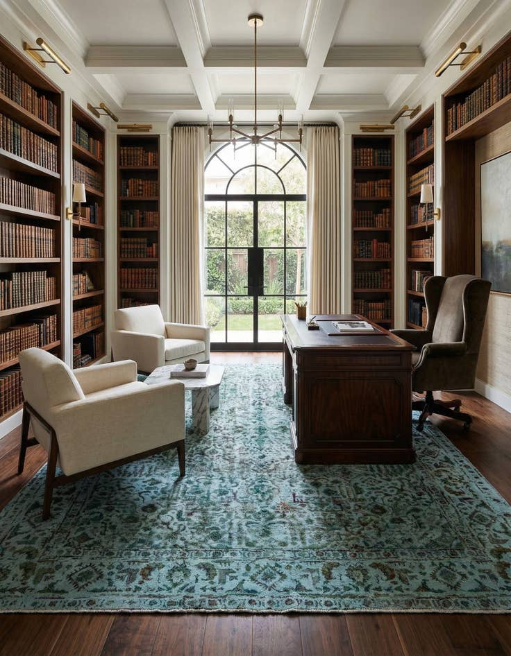 Detail image of 9' 5 x 12' 2 Vintage Royal Wool Rug