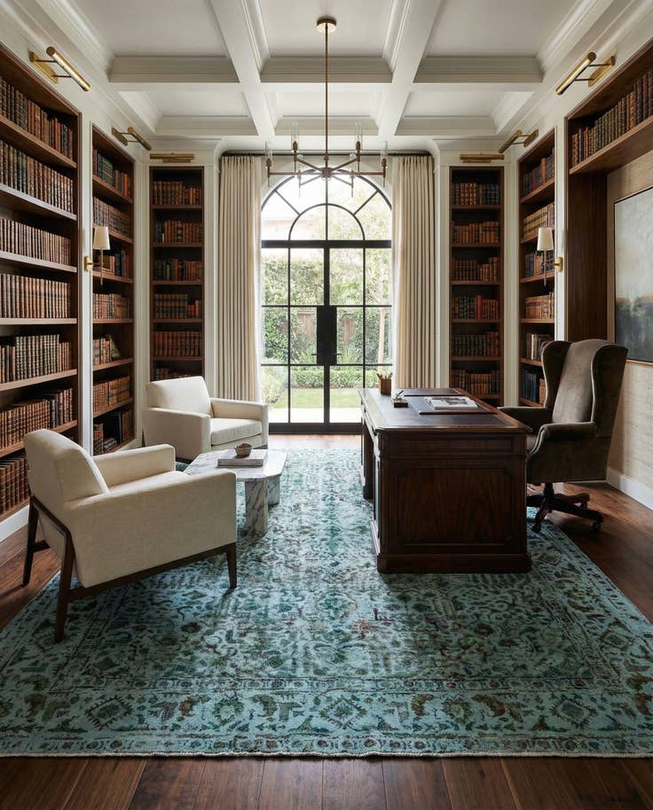 Detail image of 9' 5 x 12' 2 Vintage Royal Wool Rug