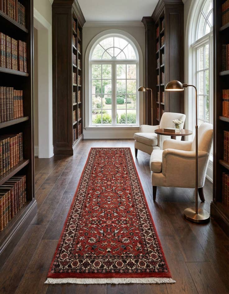 Detail image of 2' 8 x 9' 10 Bidjar Wool Runner Rug