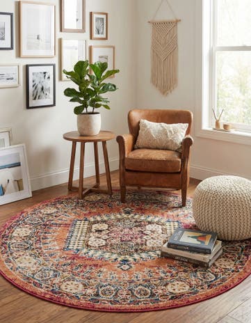 4' x 4' Eden Round Rug