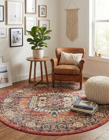 4' x 4' Eden Round Rug