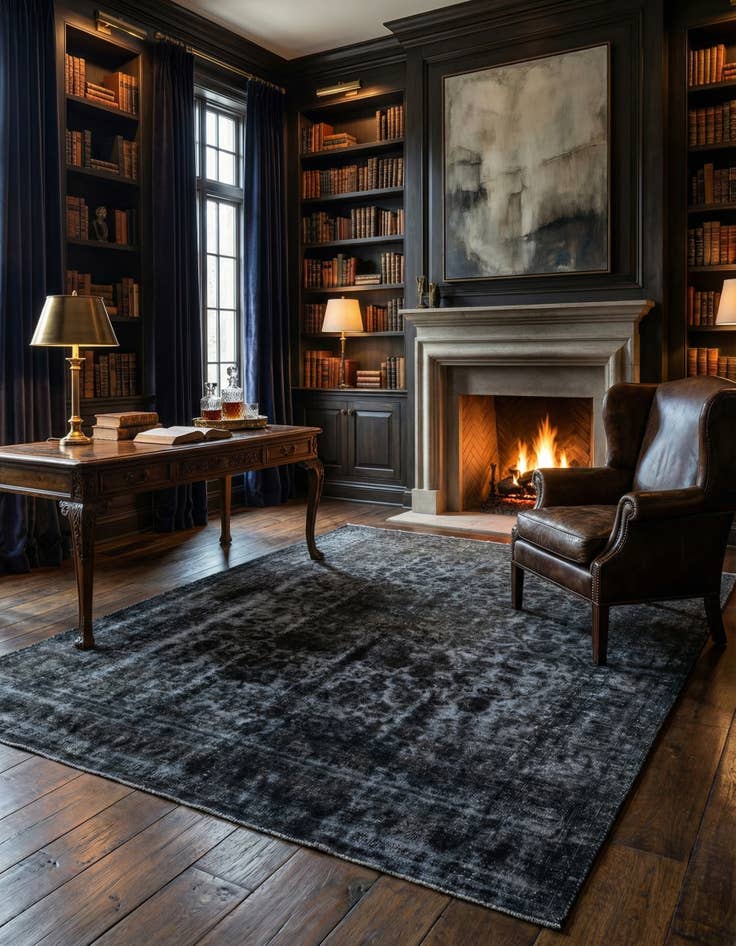 Detail image of 9' 5 x 12' 2  Hand Knotted Ultra Vintage Persian Wool Rug