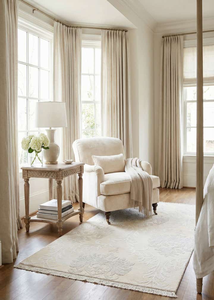 2' 7 x 4' 11 Hand Knotted Darya Wool Rug