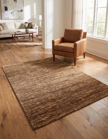 5' x 6' 5 Hand Knotted Modern Ziegler Rug