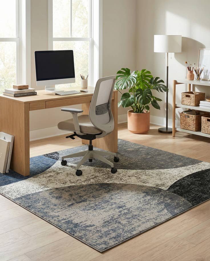 Detail image of 7' 10 x 7' 10 Oslo Square Rug