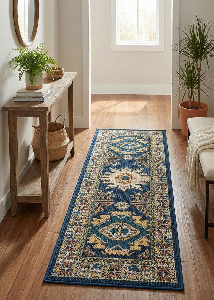 2' x 5' Easy-Clean Baja Indoor / Outdoor Runner Rug