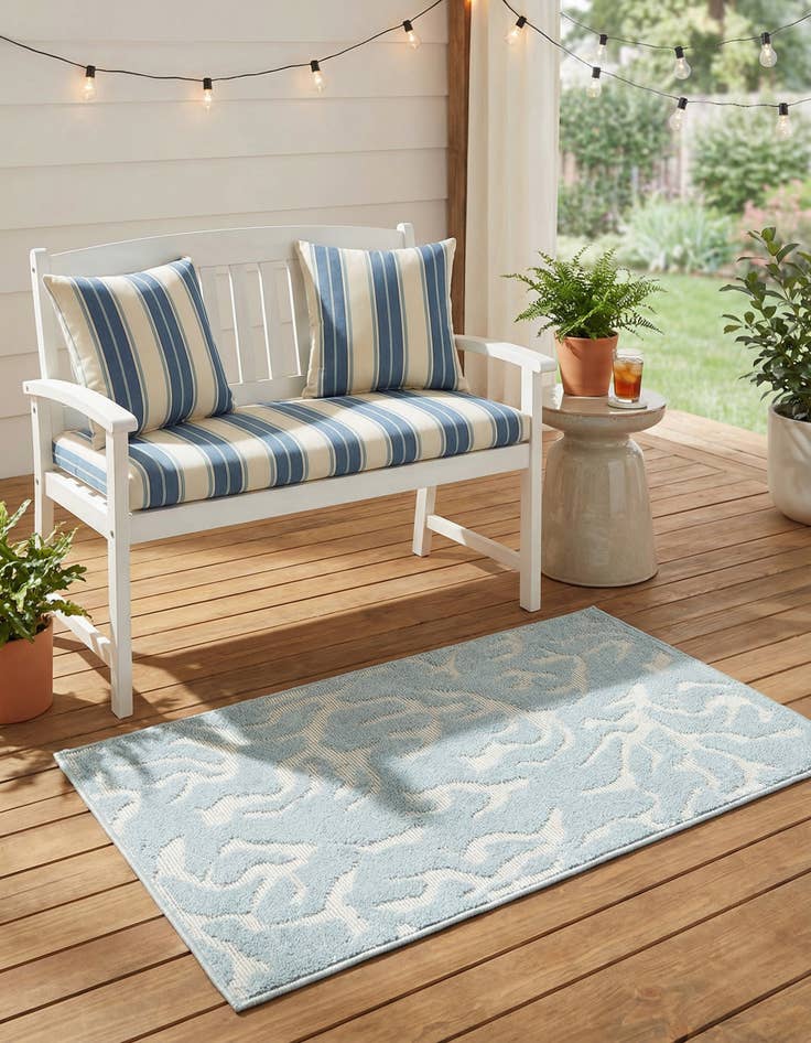 Detail image of 2' x 3' Easy-Clean Sabrina Soto Indoor / Outdoor Rug
