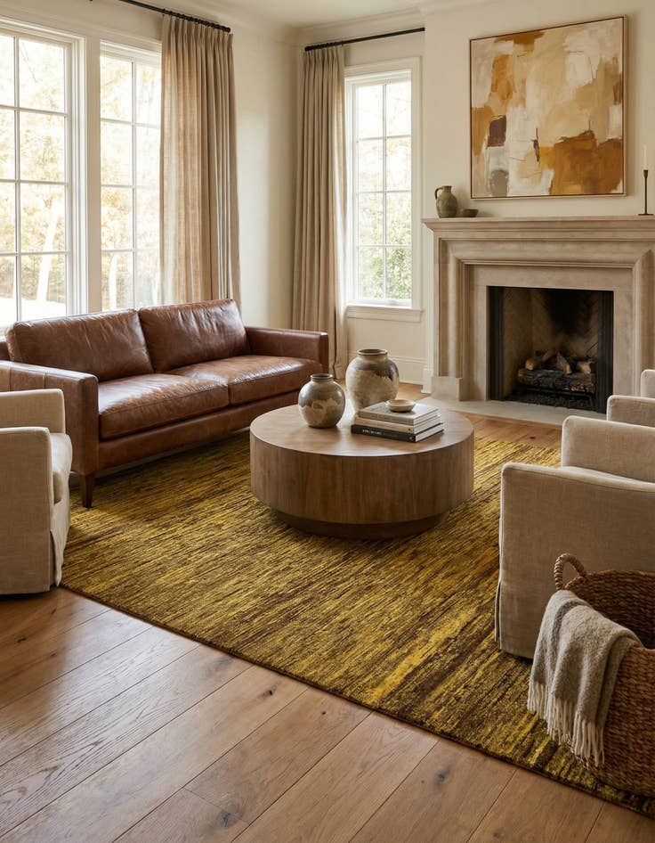 Detail image of 6' x 9' 2  Hand Knotted Modern Ziegler Rug