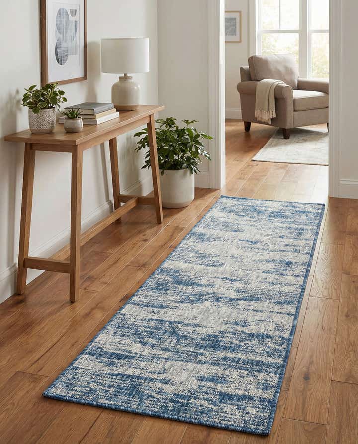 2' x 6' Easy-Clean Modern Indoor / Outdoor Runner Rug