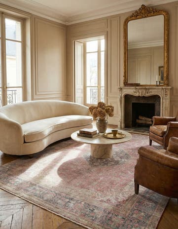 9' 10 x 12' 7 Hand Knotted Ultra Vintage Persian Wool Rug