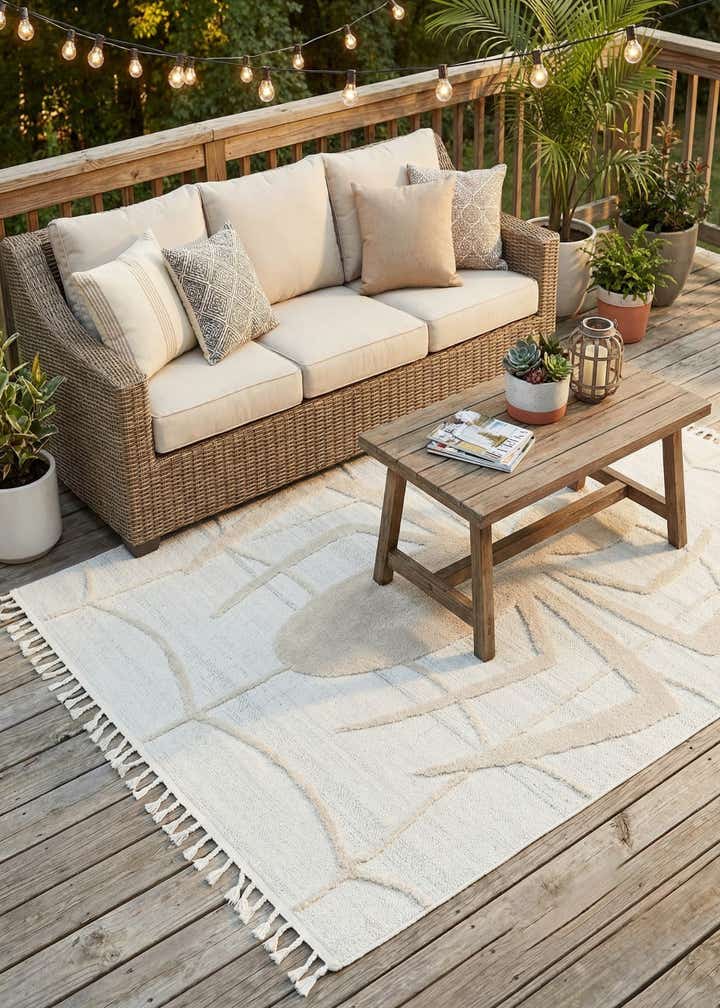 5' x 7' 7 Easy-Clean Indoor / Outdoor Rug