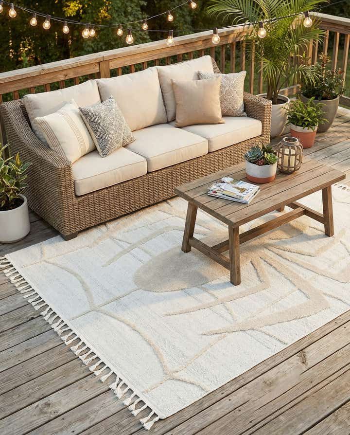 5' x 7' 7 Easy-Clean Indoor / Outdoor Rug