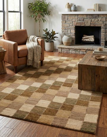 5' 1 x 8' Hand Knotted Kashkuli Gabbeh Oriental Wool Rug