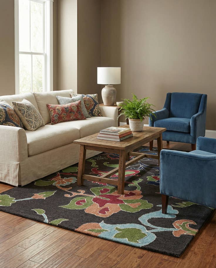 Detail image of 5' 1 x 8' Luna Rug