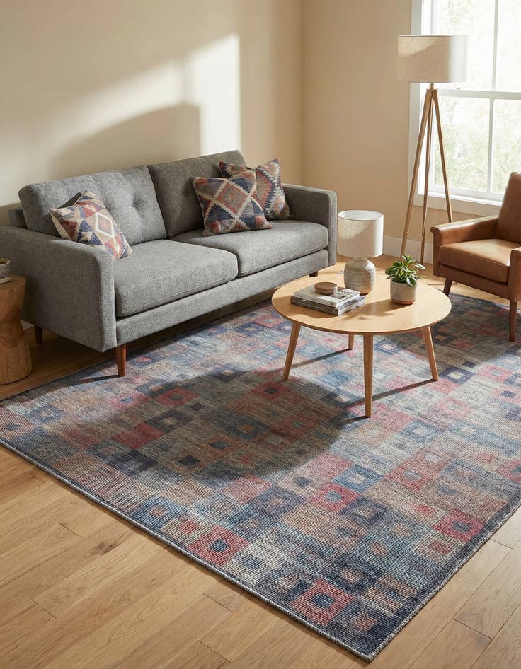 Detail image of  5' 3 x 8'  Washable Sisu Rug