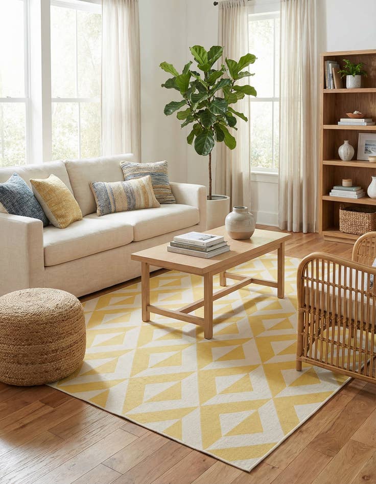 Detail image of 9' x 12'  Washable Jill Zarin Napa Indoor / Outdoor Rug