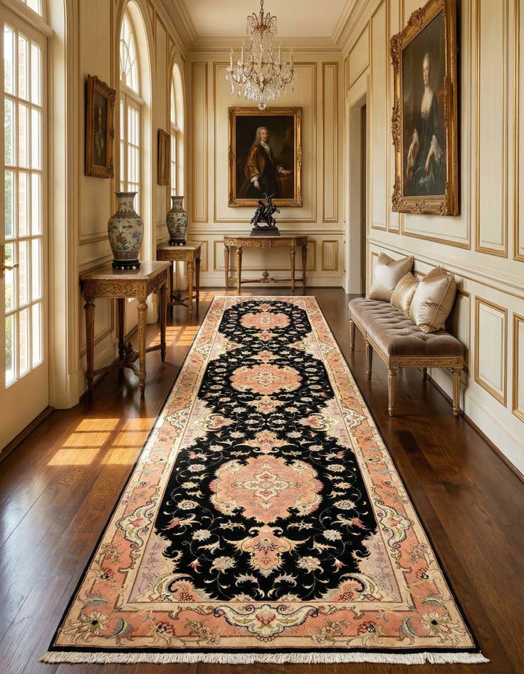 Detail image of 2' 11 x 10' 6 Tabriz Runner Rug