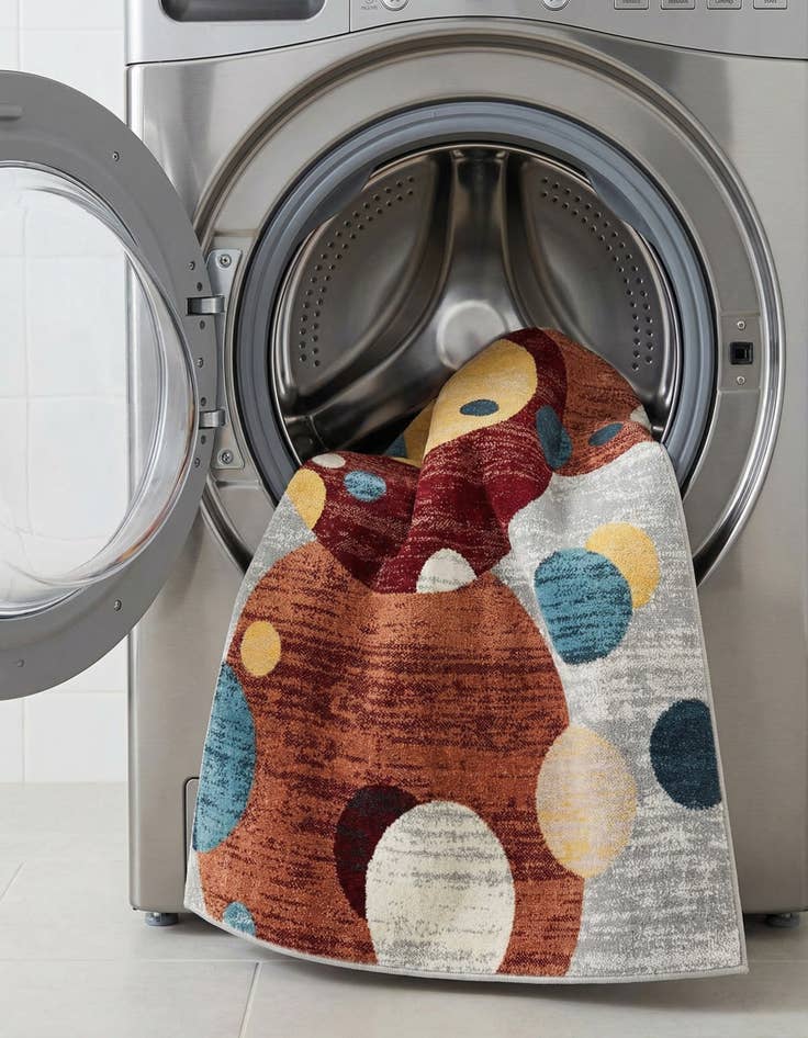 Detail image of  4' 1 x 6' 1 Kamala Washable Rug