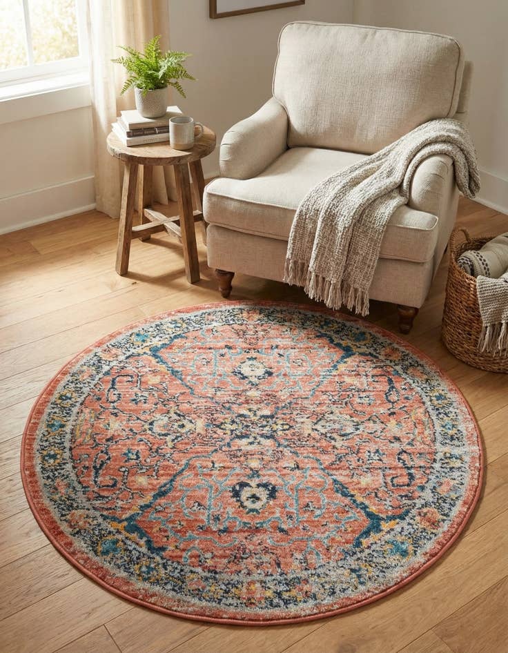 Detail image of 3' 3 x 3' 3 Lola Round Rug