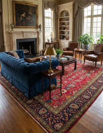 9' 4 x 12' 6 Tabriz Wool Rug
