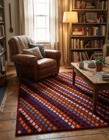 5' 3 x 6' 4 Hand Knotted Balouch Wool Rug
