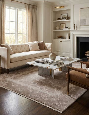 5' 7 x 8' Hand Knotted Darya Wool Rug