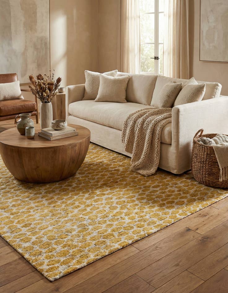 Detail image of  6' x 9' 1  Hand Knotted Moroccan Wool Rug