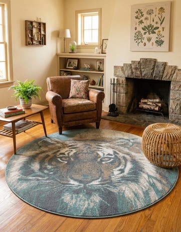 5' x 5' Savannah Round Rug