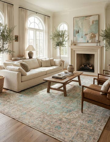 9' 8 x 12' 8 Hand Knotted Ultra Vintage Persian Wool Rug