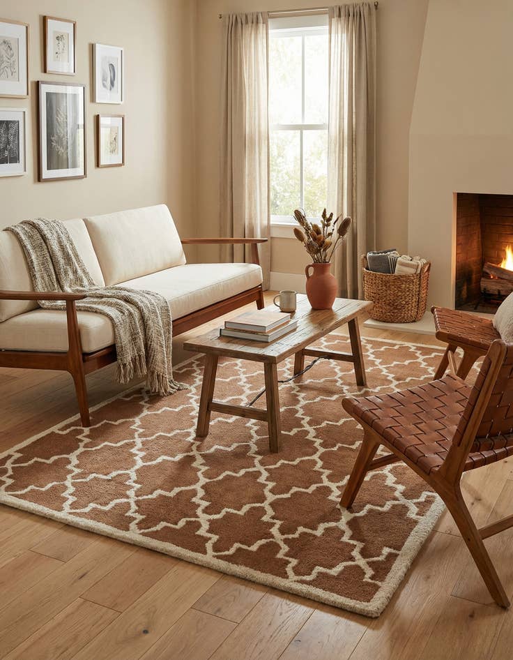 Detail image of 4' 1 x 6' 1 Luna Rug