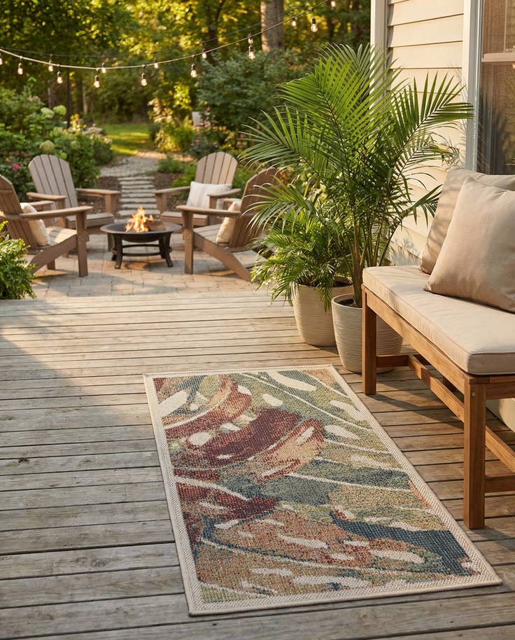Detail image of 2' x 4' Easy-Clean Baja Indoor / Outdoor Runner Rug