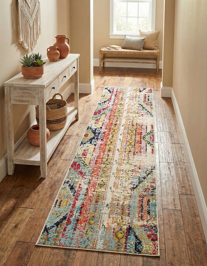 2' 7 x 12' Washable Mesa Runner Rug