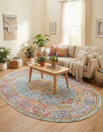 5' x 8' Santiago Oval Rug