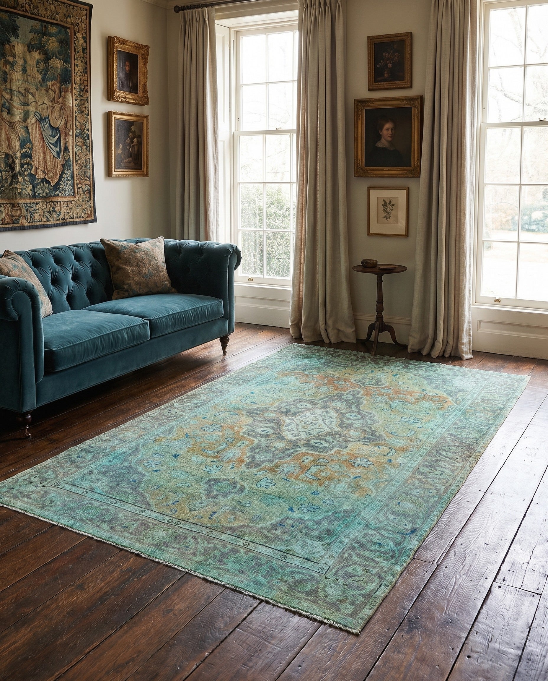 3' 10 x 6' 5 Vintage Royal Rug