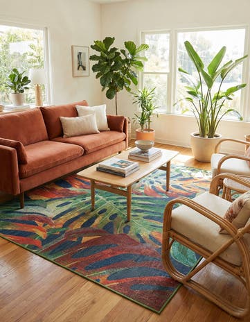 7' 10 x 10' Easy-Clean Baja Indoor / Outdoor Rug