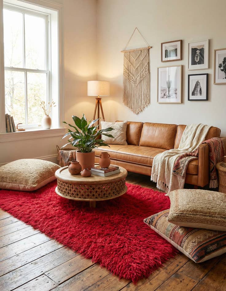 Detail image of  3' 1 x 5' 1  Hand Knotted Moroccan Wool Rug