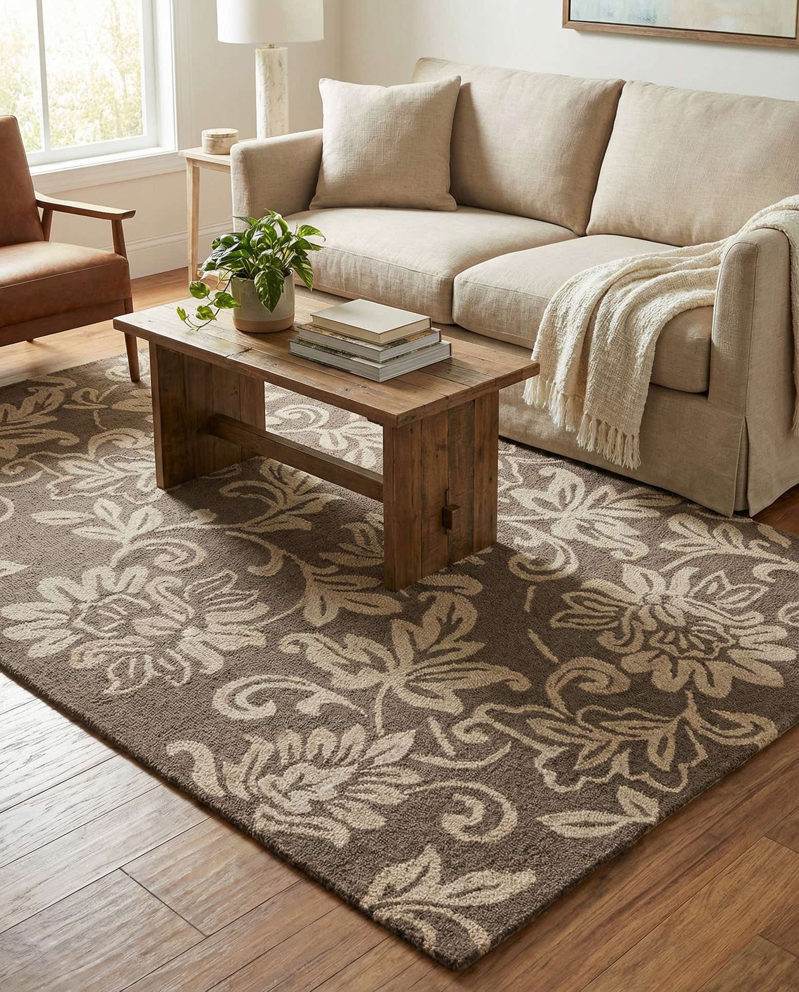 5' 1 x 8' Agra Wool Rug
