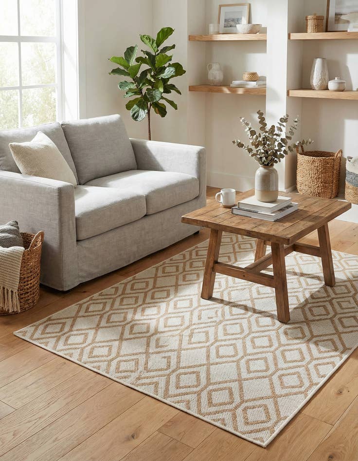 Detail image of 3' x 5' 3  Washable Jill Zarin Turks and Caicos Indoor / Outdoor Rug