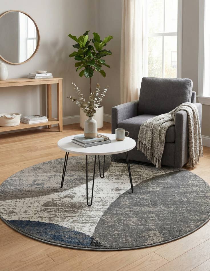 Detail image of  5' x 5' Oslo Round Rug